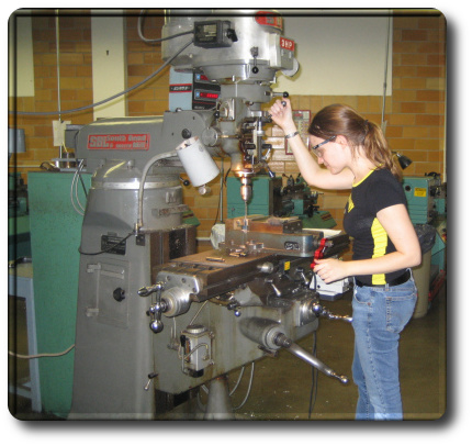 The machine shop located in